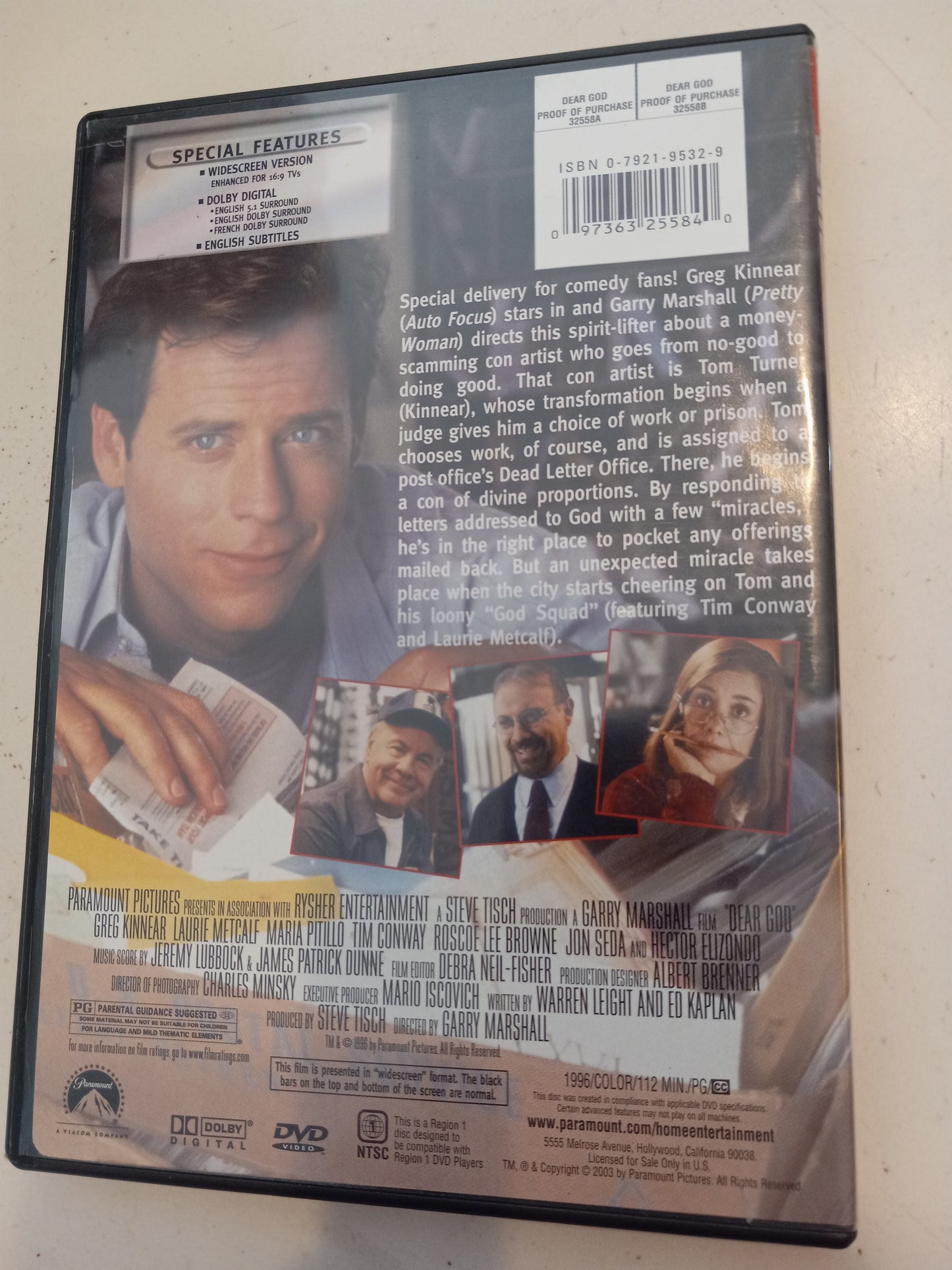 Dear God, DVD Movie, Widescreen, Rated PG, USED