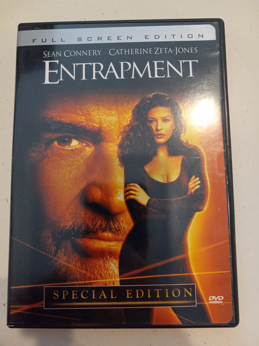 Entrapment, Special Ed. DVD Movie, Sean Connery Fullscreen, Rated PG-13, USED