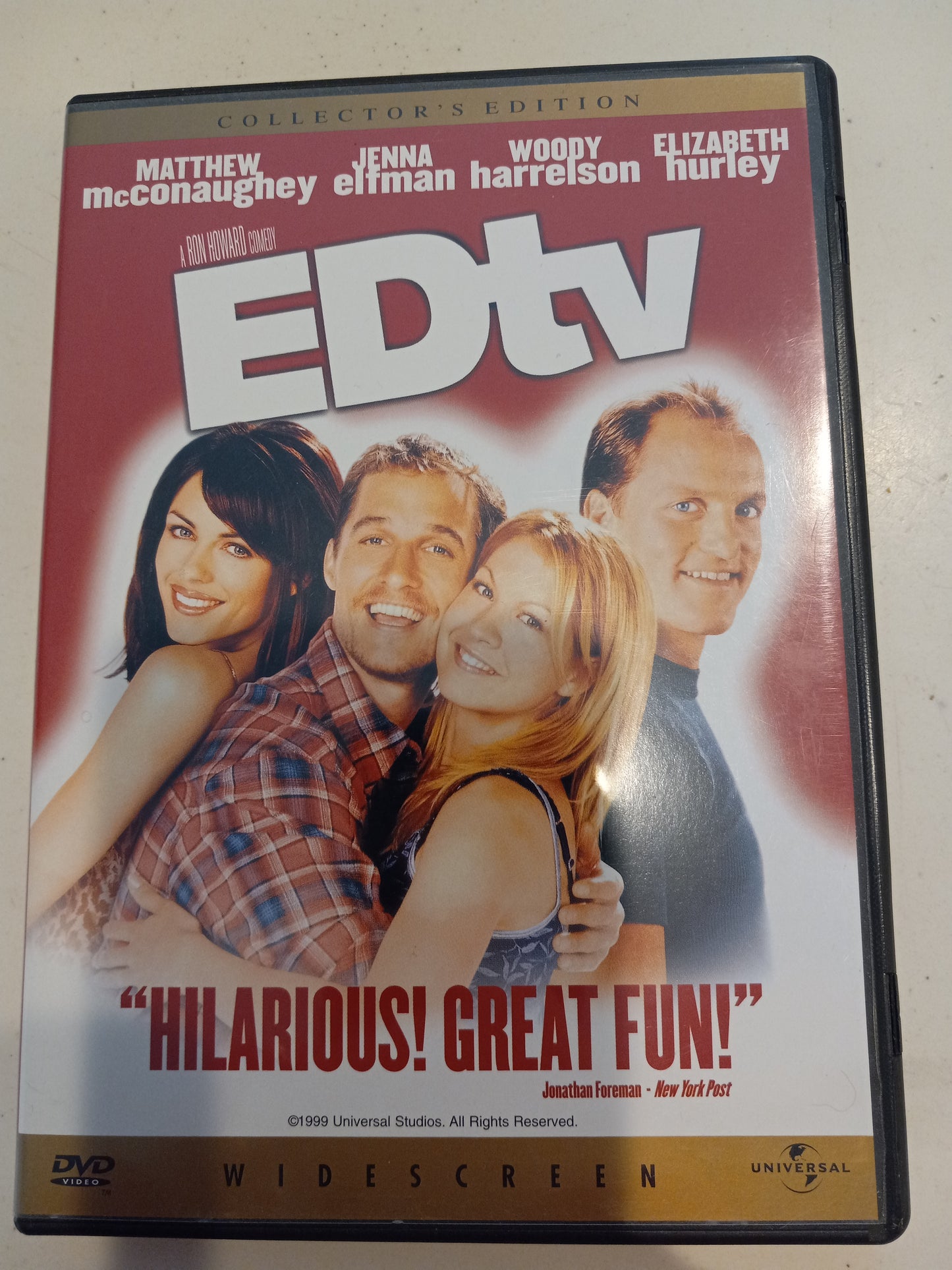 EDtv, Collector's Ed. DVD Movie, Widescreen, Rated PG-13, USED