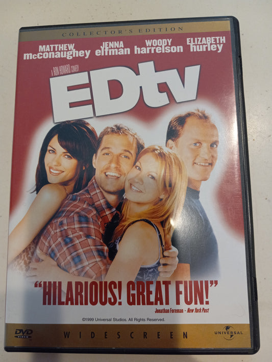 EDtv, Collector's Ed. DVD Movie, Widescreen, Rated PG-13, USED