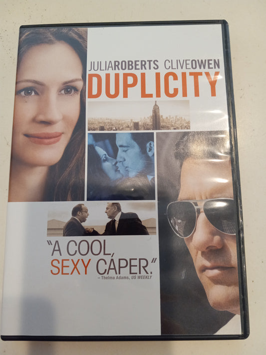 Duplicity, DVD Movie, Widescreen, Rated PG-13, USED