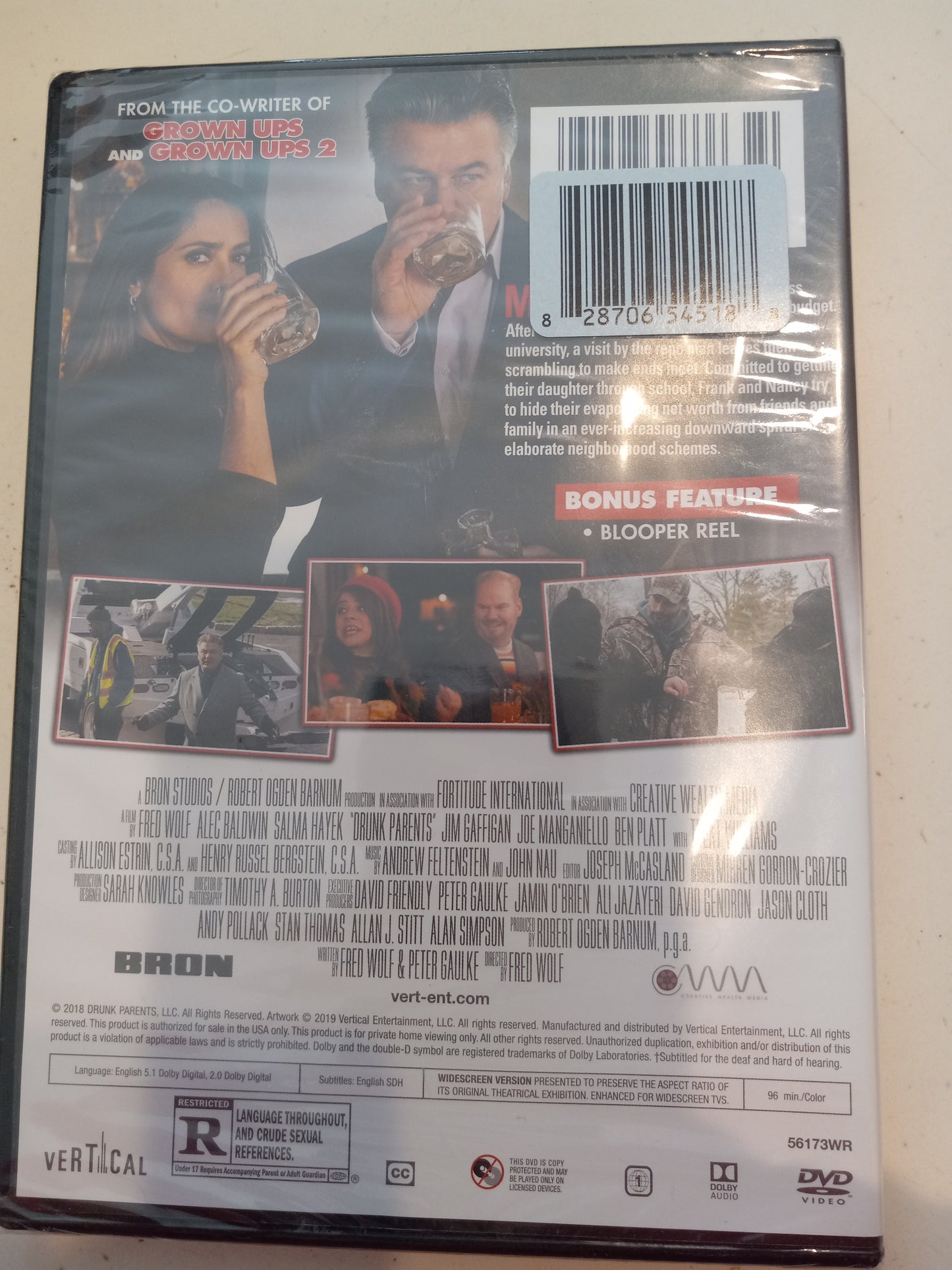Drunk Parents, DVD Movie, Widescreen, Rated R, NEW