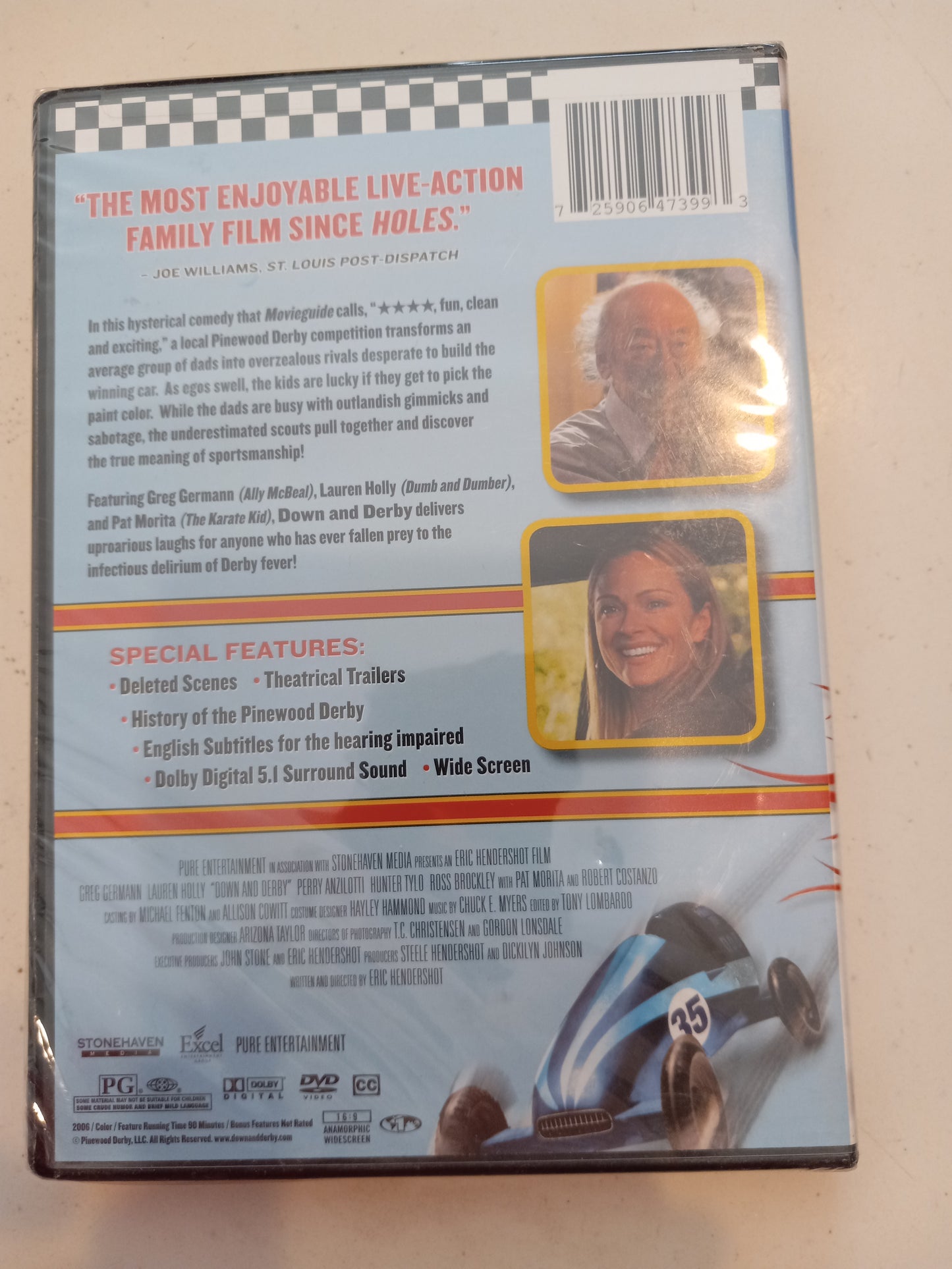 Down And Derby, Rev'd Up Ed. DVD Movie, Widescreen, Rated PG, NEW/USED