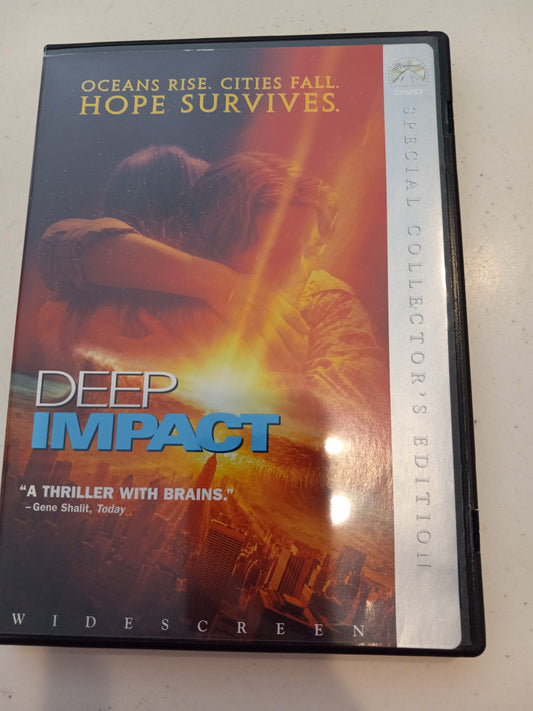 Deep Impact, DVD Movie, Widescreen, Rated PG-13, USED