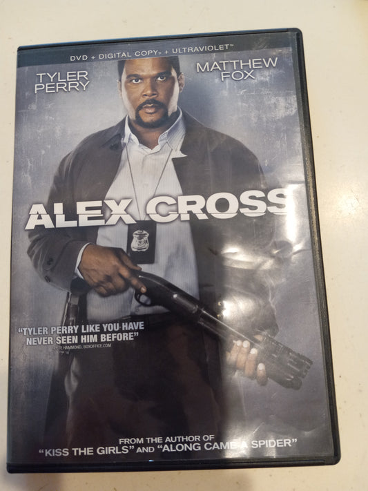 Alex Cross, DVD Movie, Tyler Perry Widescreen, Rated PG-13, USED