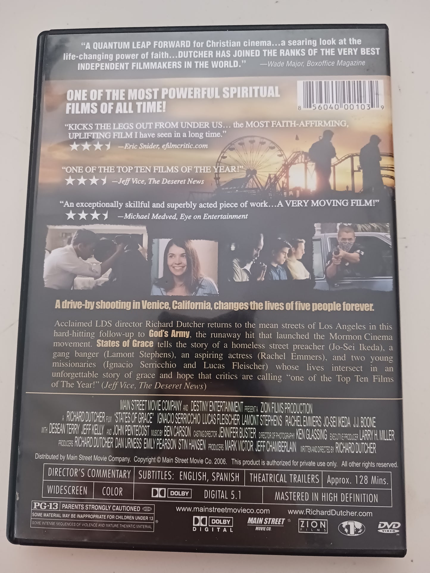 States Of Grace, God's Army 2, DVD Movie, Widescreen, Rated PG-13, NEW
