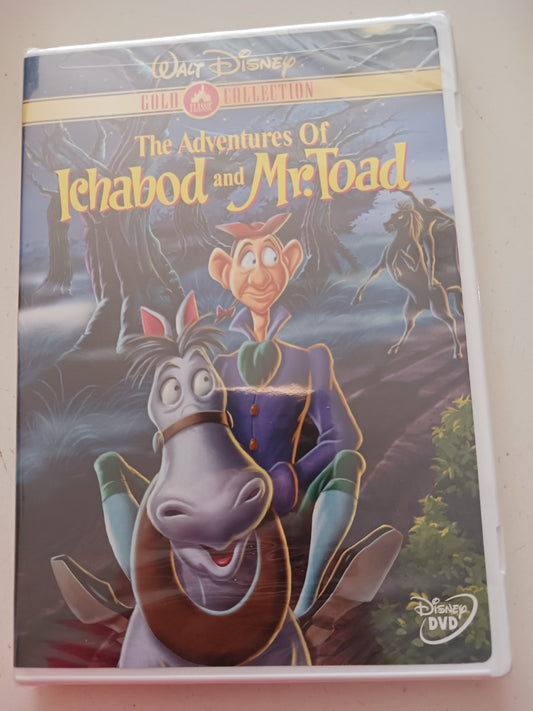 The Adventures Of Ichabod And Mr. Toad, DVD Movie, Fullscreen, Rated G, Rare NEW/USED