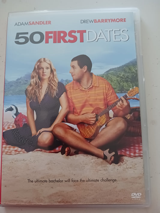 50 Fifty First Dates, DVD Movie, Widescreen, Rated PG-13, USED