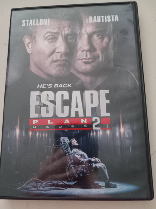 Escape Plan 2 Hades, DVD Movie, Widescreen, Rated R, USED