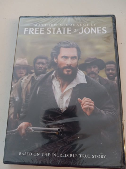 Free State Of Jones, DVD Movie, Widescreen, Rated R, NEW