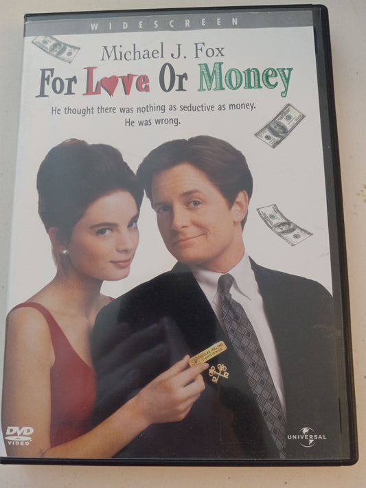 For Love Or Money, DVD Movie, Widescreen, Rated PG, USED