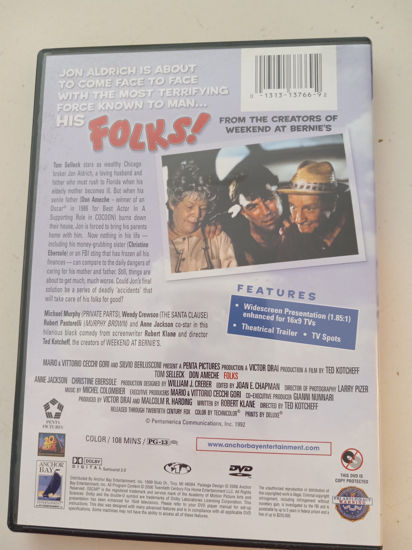 Folks, DVD Movie, Widescreen, Rated PG-13, Rare OOP USED