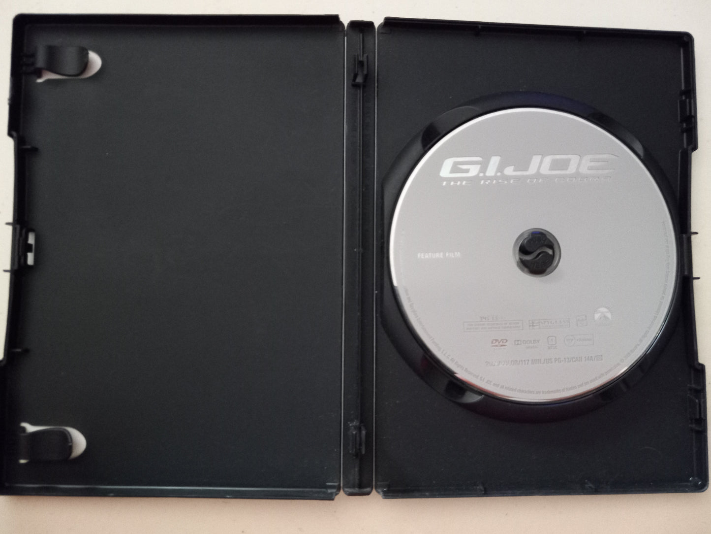 G.I. Joe The Rise Of Cobra, 1/2 Discs Ed. Widescreen, Rated PG-13, USED