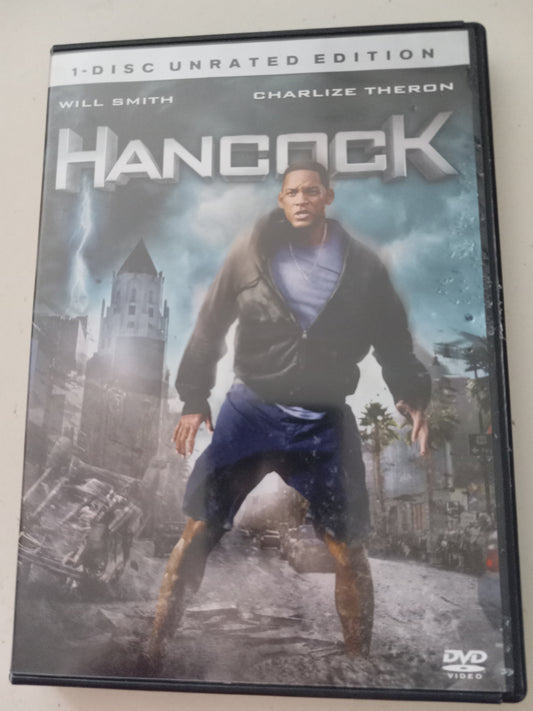 Hancock, DVD Movie, Will Smith Widescreen, Not Rated, PG-13, USED