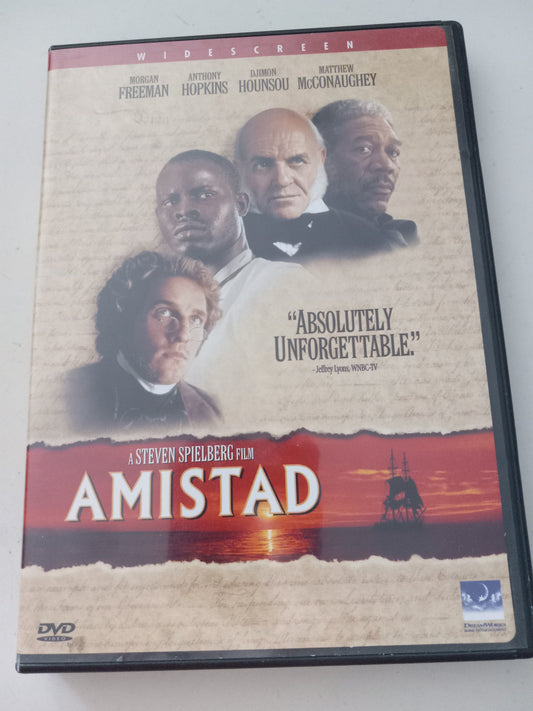 Amistad, DVD Movie, Widescreen, Rated R, USED
