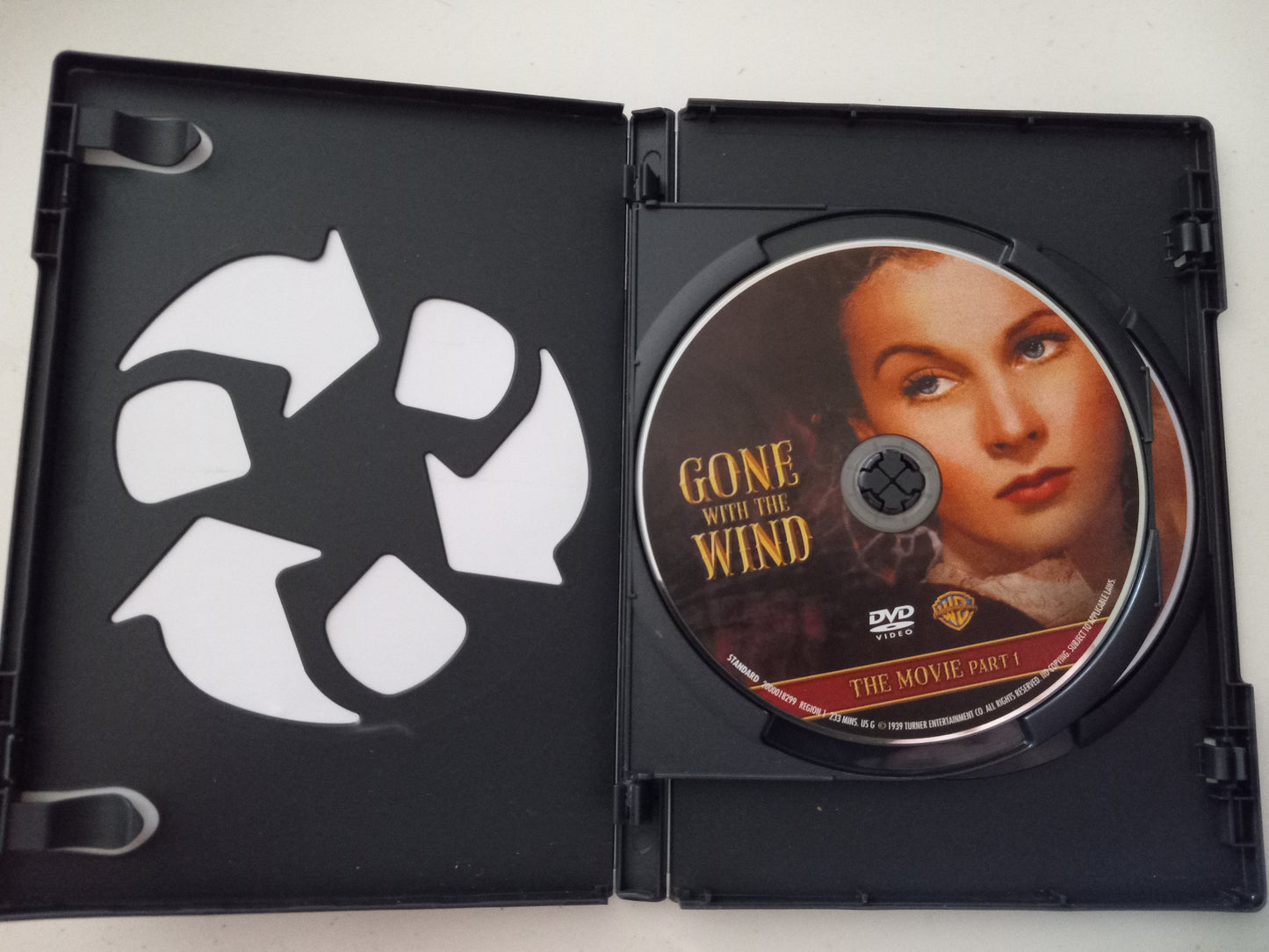Gone With The Wind, 2 Discs, DVD Movie, 70th Anniversary Ed. Rated G, Standard, USED