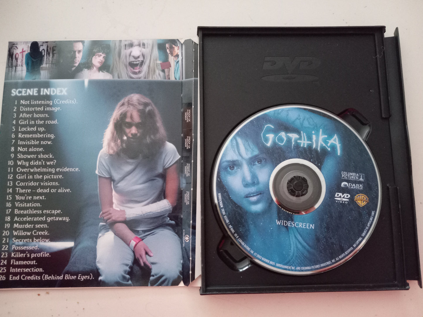 Gothika, DVD Movie, Widescreen/Fullscreen, Rated R, USED