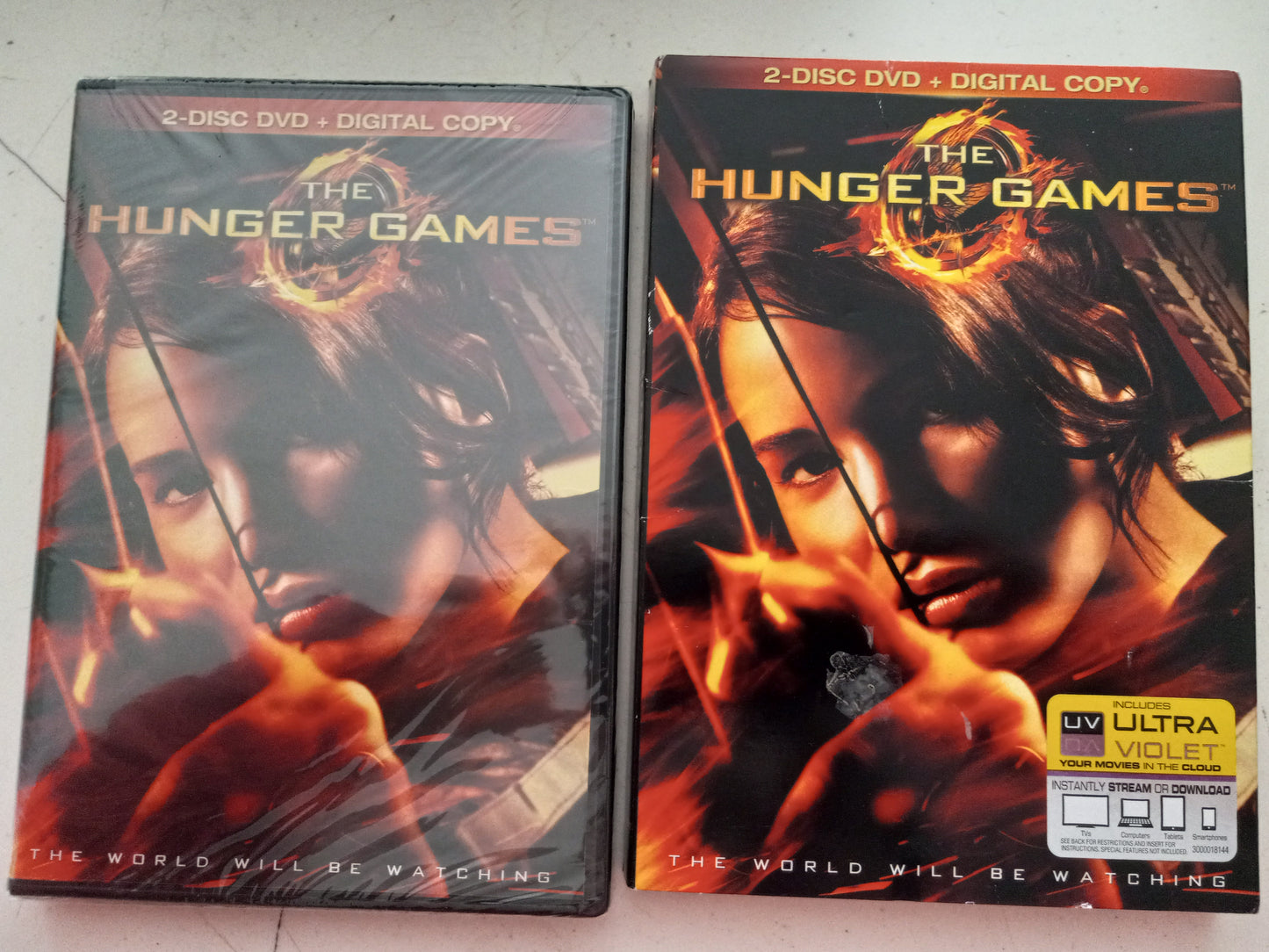 The Hunger Games, 2 Discs, DVD Movie, Jennifer Lawrence Widescreen, Rated PG-13, NEW