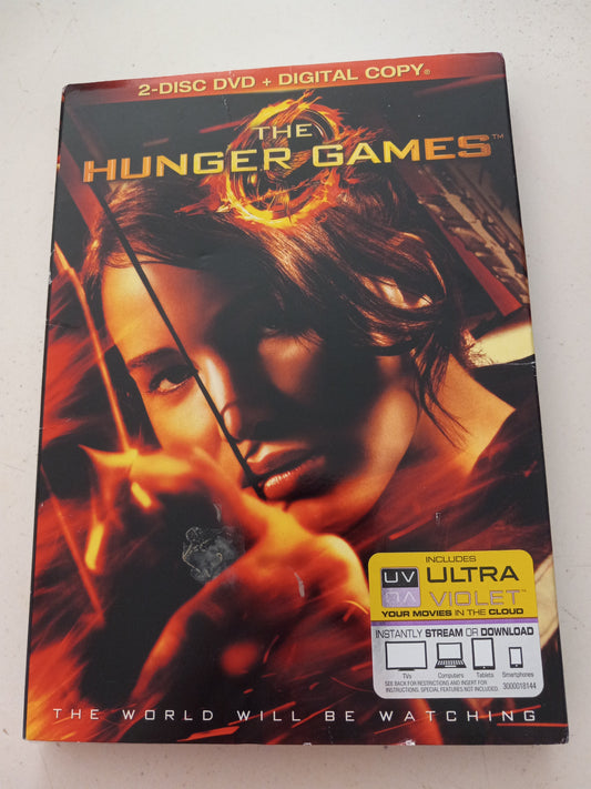 The Hunger Games, 2 Discs, DVD Movie, Jennifer Lawrence Widescreen, Rated PG-13, NEW