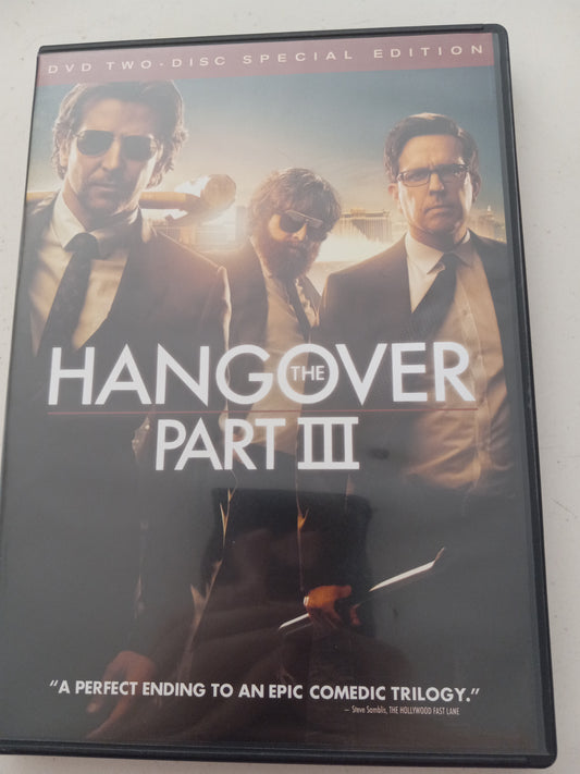 The Hangover Part III 3, DVD Movie, 2 Disc Special Ed, Bradley Cooper Widescreen, Rated R, NEW/USED