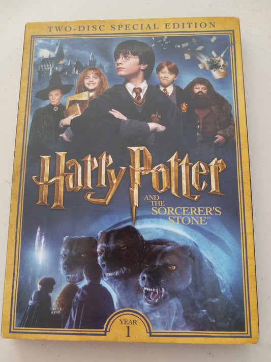 Harry Potter And The Sorcerers Stone, 2 Disc Special Ed, DVD Movie, Widescreen, Rated PG, USED