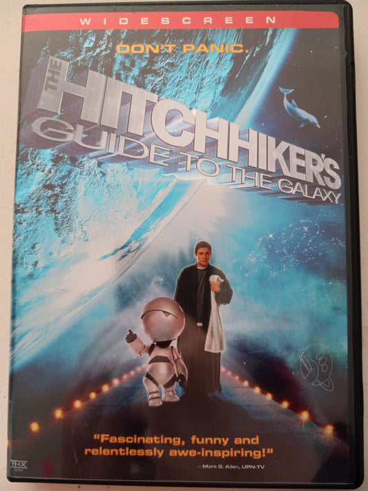 The Hitchhiker's Guide To The Galaxy, DVD Movie, Widescreen/Fullscreen, Rated PG, USED