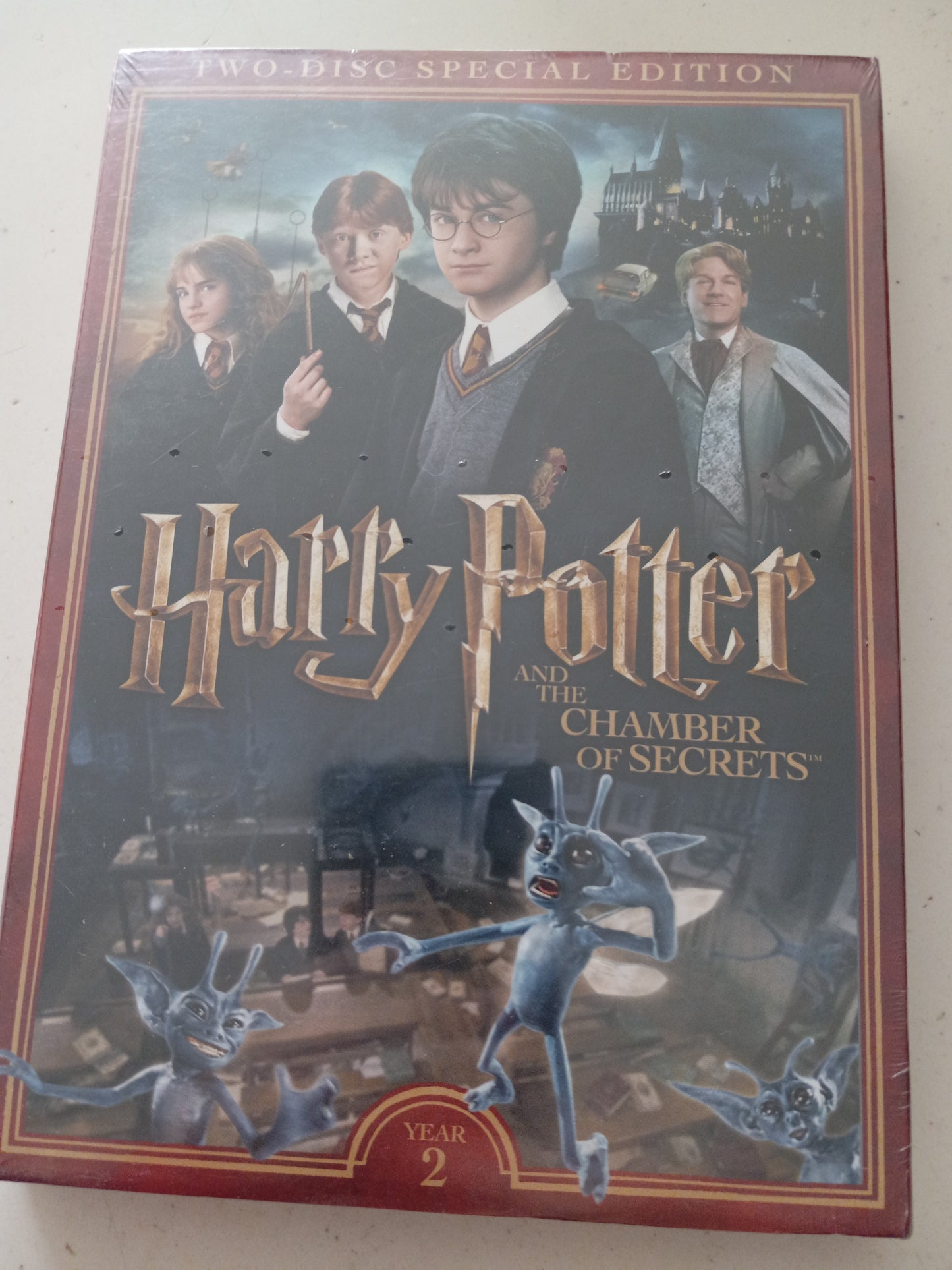 Harry Potter And The Chamber Of Secrets, DVD Movie, 2 Discs Widescreen, Rated PG, NEW/USED