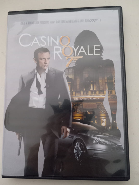 James Bond 007 in Casino Royale, DVD Movie, 2 Discs Daniel Craig Fullscreen/Widescreen, Rated PG-13, NEW/USED