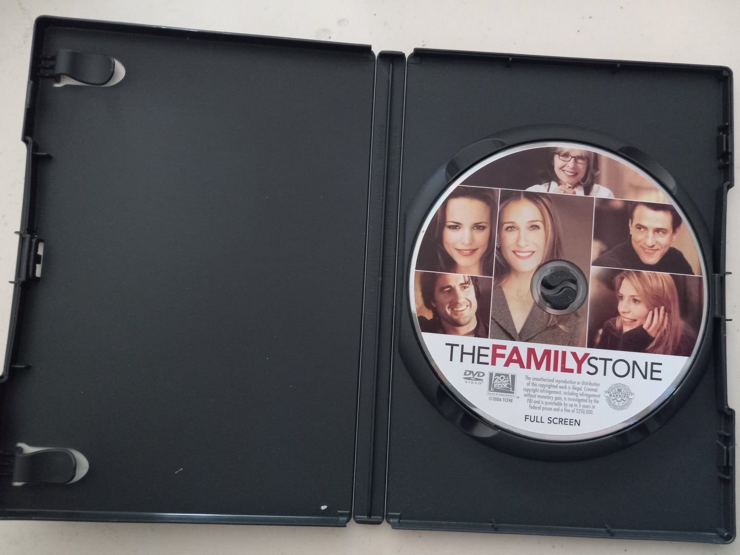 The Family Stone, DVD Movie, Rachel McAdams Widescreen/Fullscreen, Rated PG-13, USED