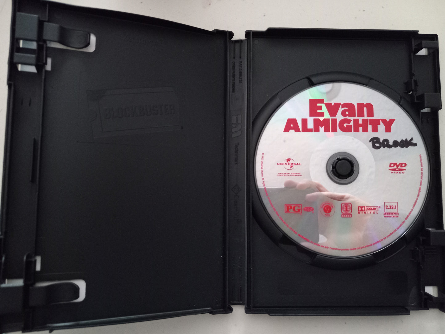 Evan Almighty, DVD Movie, Steve Carell Fullscreen/Widescreen, Rated PG, USED