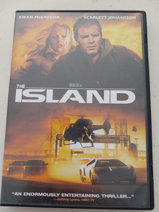 The Island, DVD Movie, Ewan McGregor Widescreen, Rated PG-13, USED