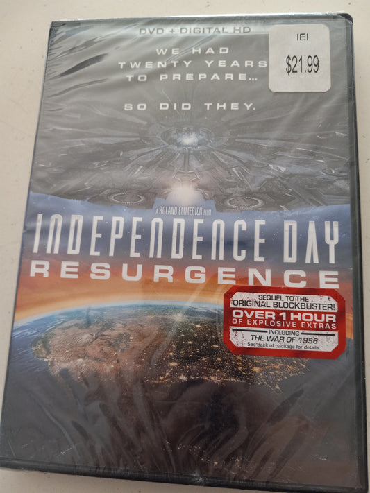Independence Day Resurgence, DVD Movie, Jeff Goldblum Widescreen, Rated PG-13, NEW/USED