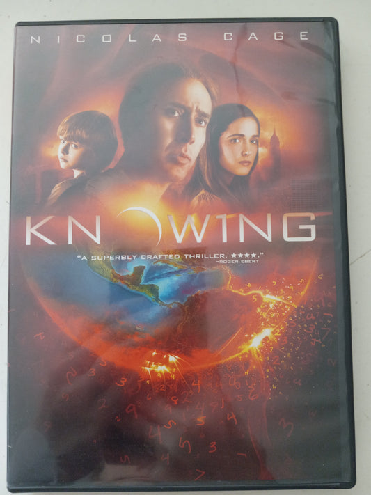 Knowing, DVD Movie, Widescreen, Rated PG-13, USED