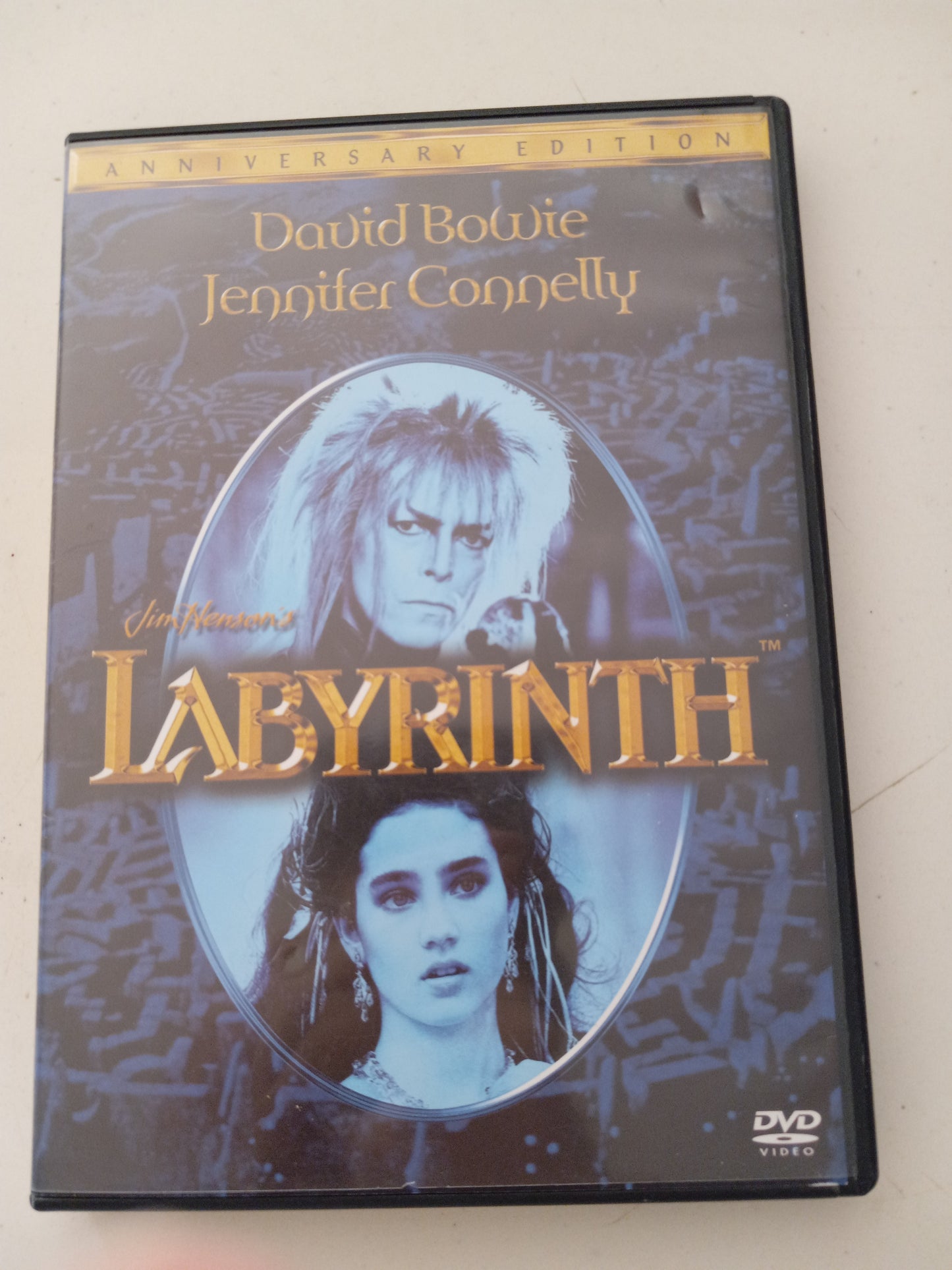 Labyrinth, 2 Discs Anniversary Ed., DVD Movie, David Bowie Widescreen, Rated PG, USED