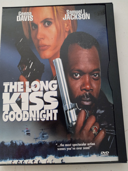 The Long Kiss Goodnight, DVD Movie, Widescreen, Rated R, USED