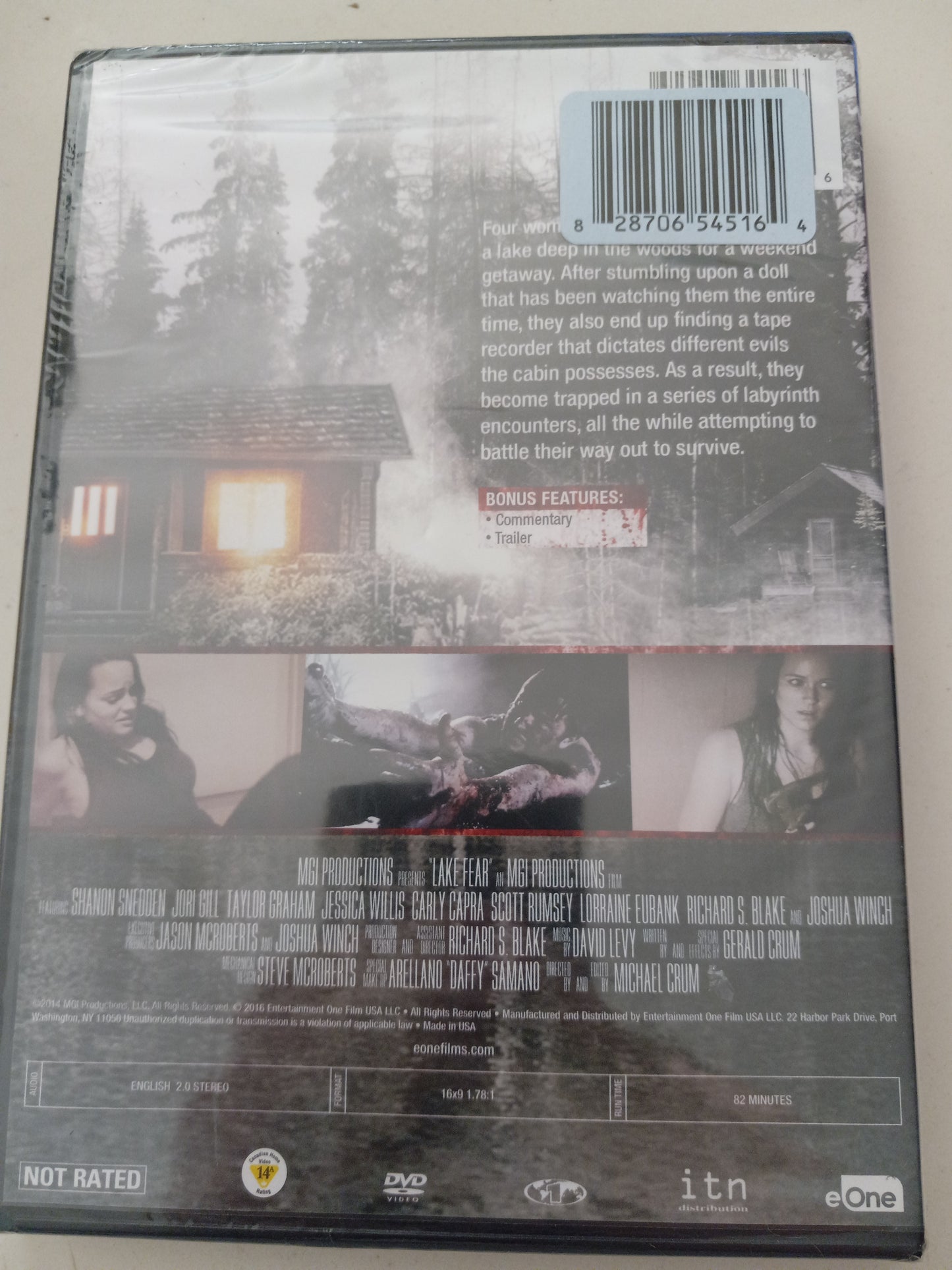 Lake Fear, DVD Movie, Widescreen, Not Rated, NEW