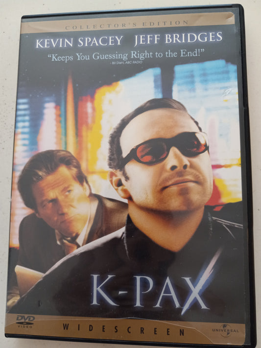 K-Pax, Collector's Edition, DVD Movie, Widescreen, Rated PG-13, USED