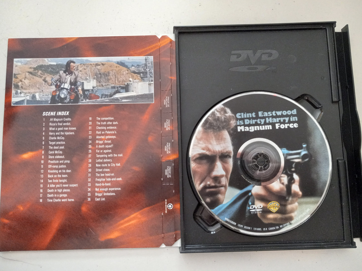 Magnum Force, DVD Movie, Clint Eastwood Widescreen, Rated R, USED