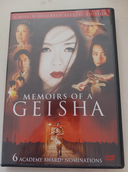 Memoirs Of A Geisha, DVD Movie, 2 Discs Ziyi Zhang Widescreen, Rated PG-13, USED