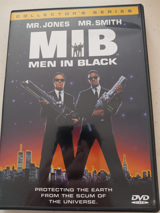 Men In Black, Deluxe & Collector's Series DVD Movie, Will Smith Widescreen, Rated PG-13, USED