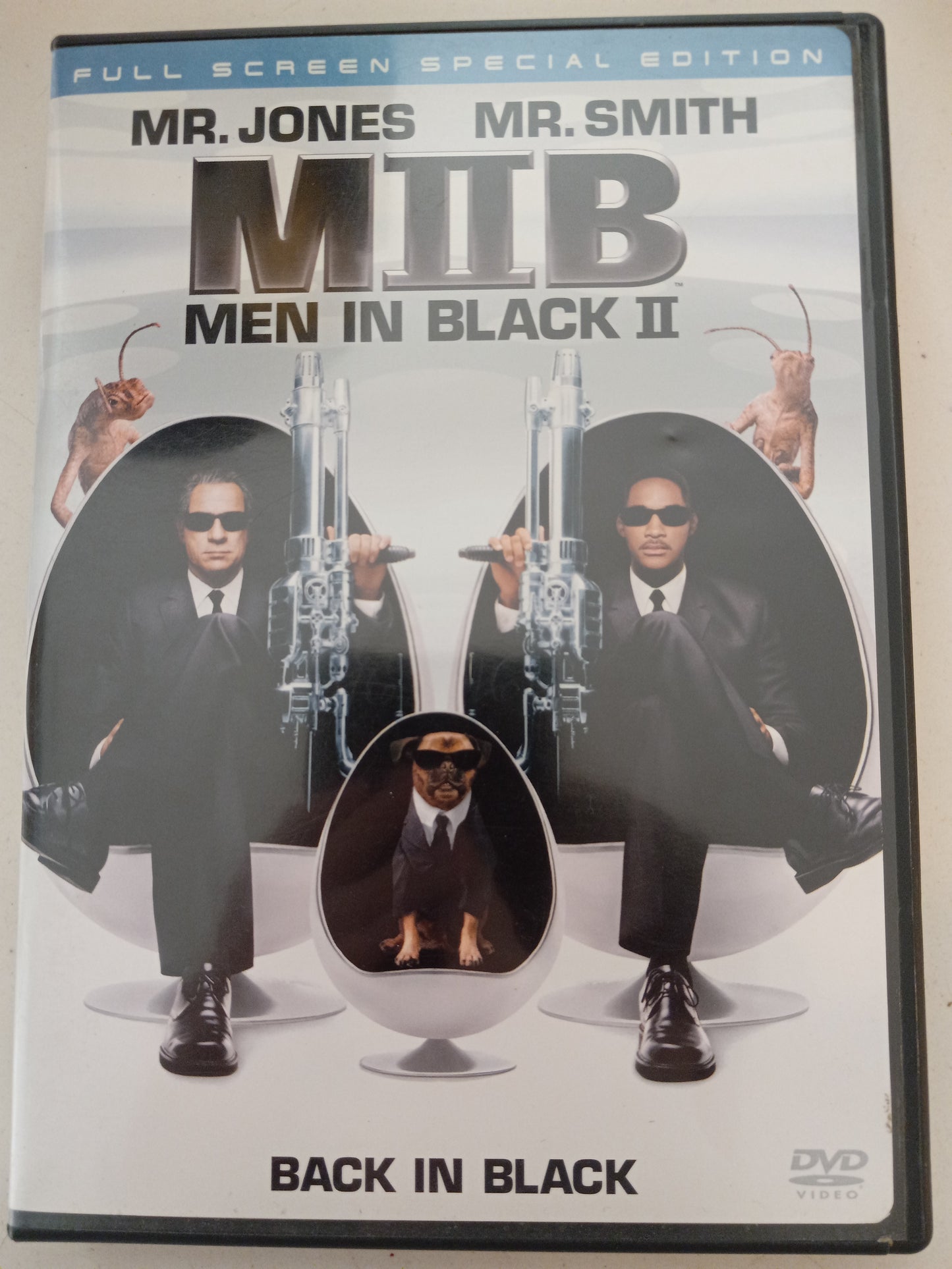 MIIB, Men In Black II 2, 2 Discs Special Ed., DVD Movie, Will Smith Fullscreen/Widescreen, Rated PG-13, USED