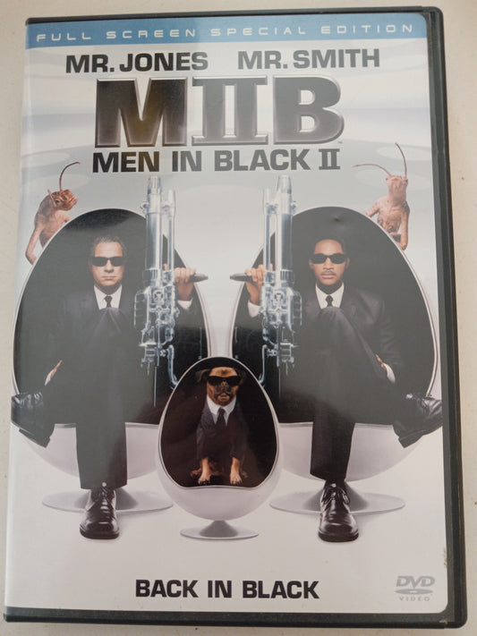 MIIB, Men In Black II 2, 2 Discs Special Ed., DVD Movie, Will Smith Fullscreen/Widescreen, Rated PG-13, USED