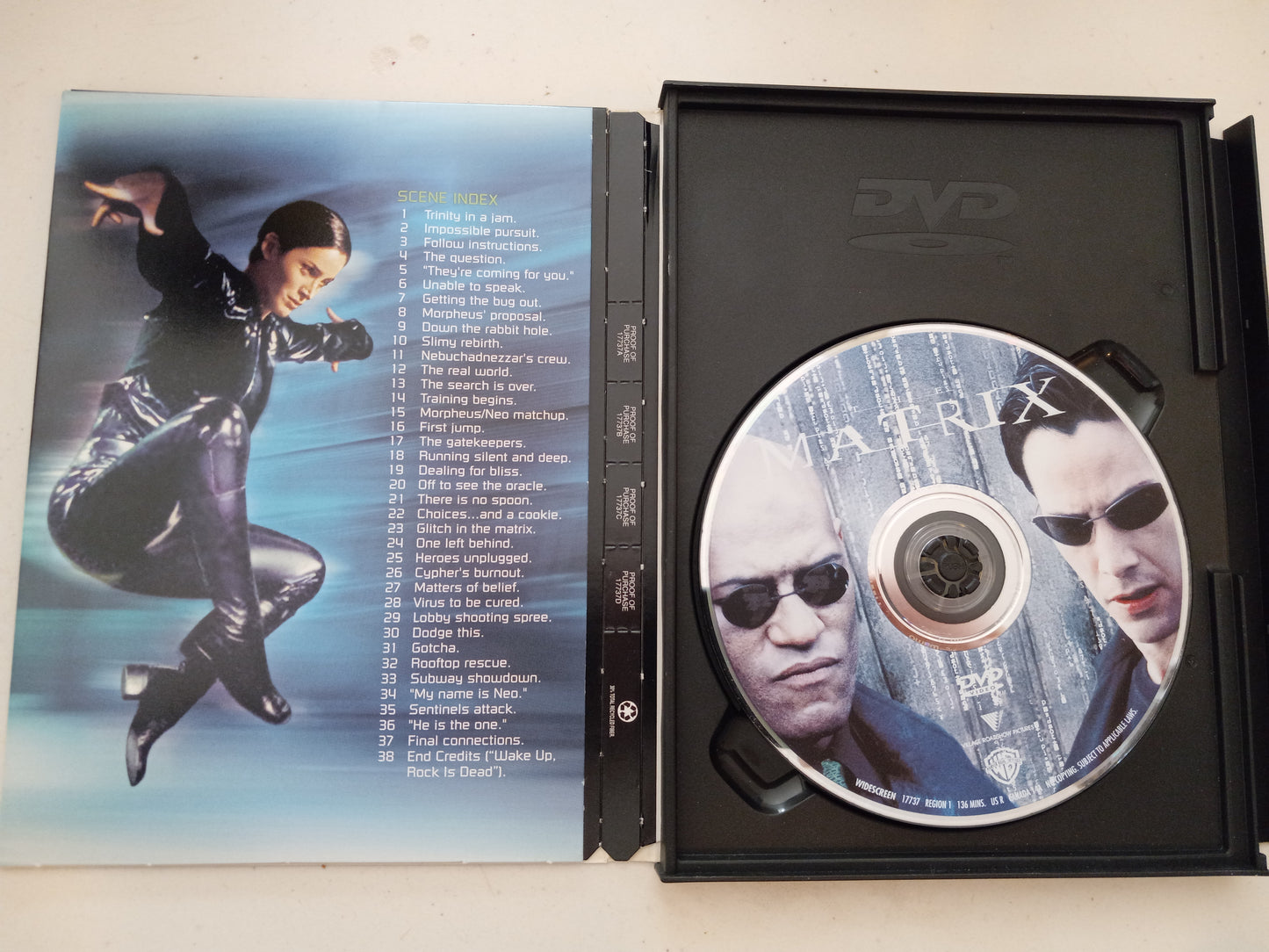 Matrix, DVD Movie, Widescreen, Rated R, USED
