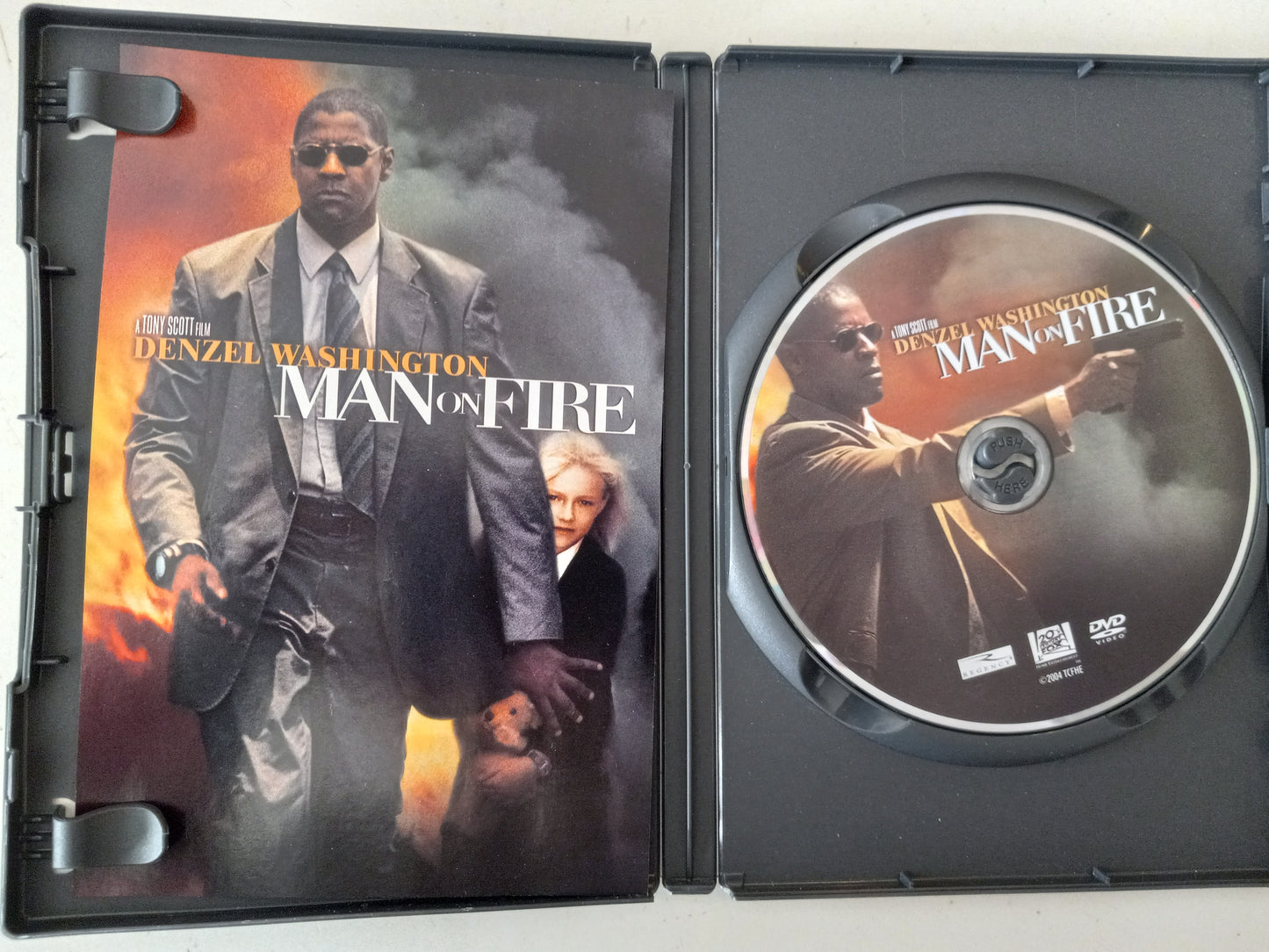 Man On Fire, DVD Movie, Widescreen, Rated R, USED