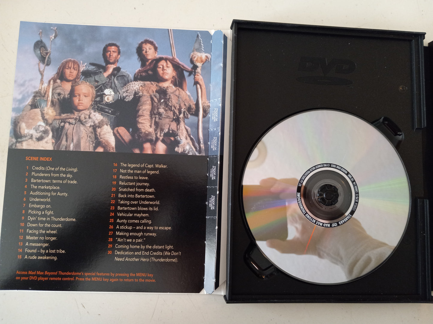 Mad Max Beyond Thunderdome, DVD Movie, Mel Gibson Widescreen, Rated PG-13, USED