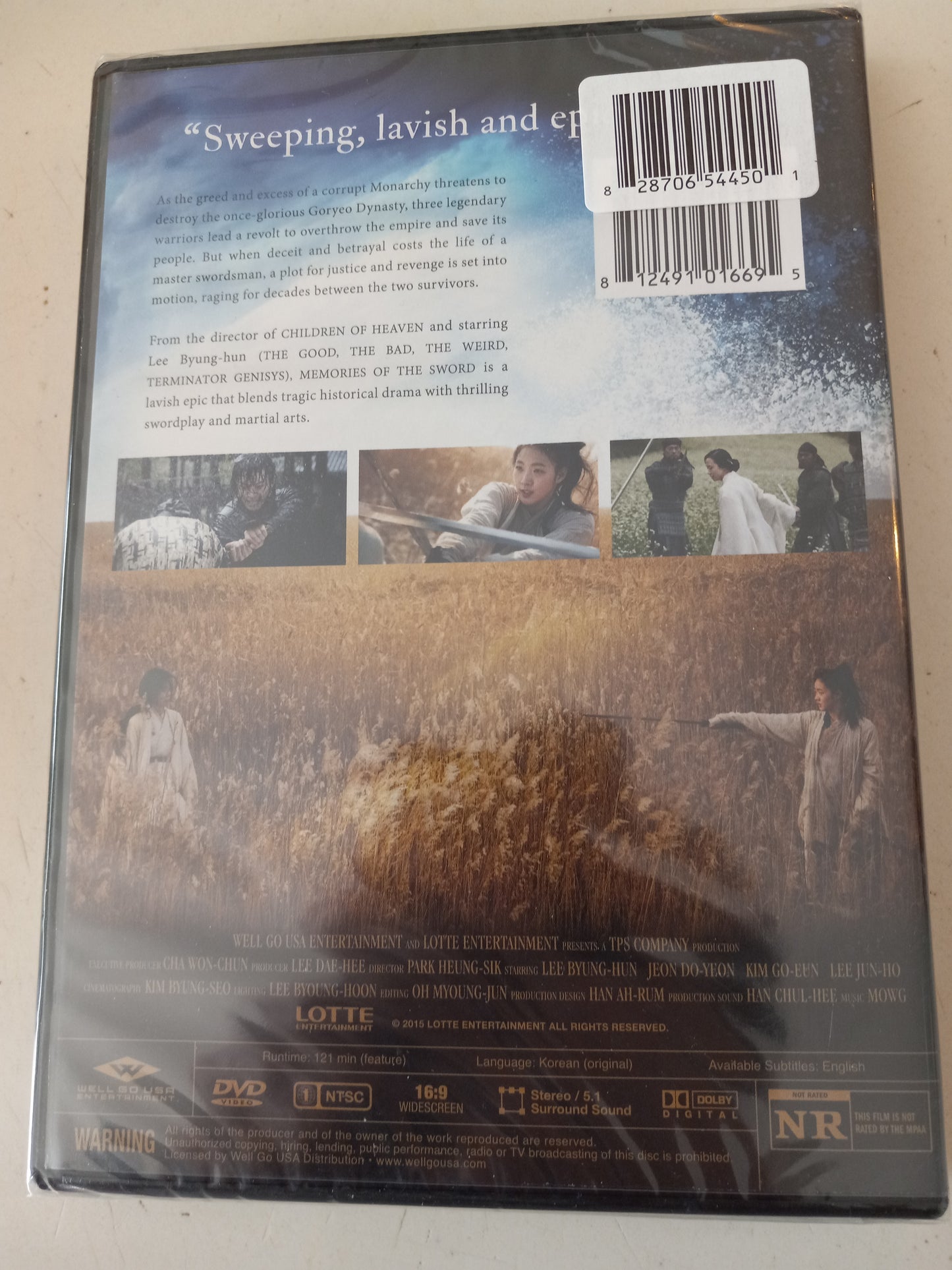 Memories Of The Sword, DVD Movie, Widescreen, Not Rated, NEW