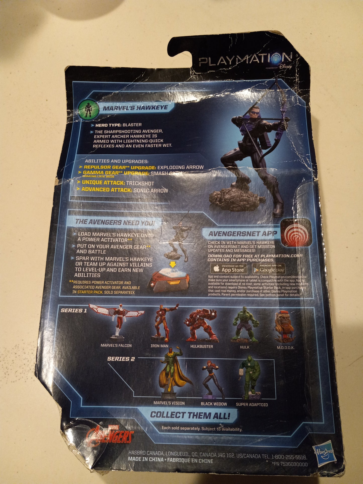 Playmation Hawkeye, Marvel Character, Hero Smart Figure for AvengerNet APP, NEW