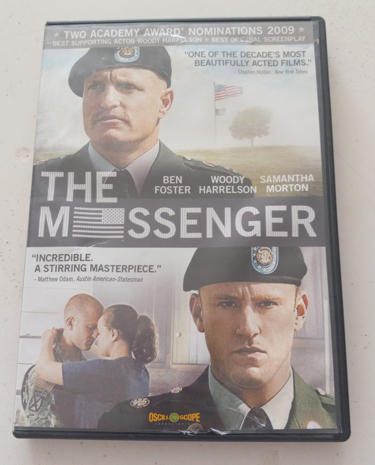 The Messenger, DVD Movie Widescreen, Rated R, USED