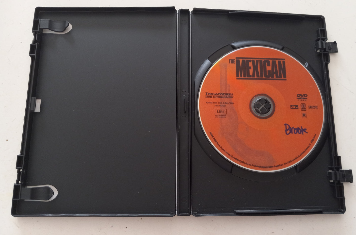 The Mexican, DVD Movie Widescreen, Rated R, USED