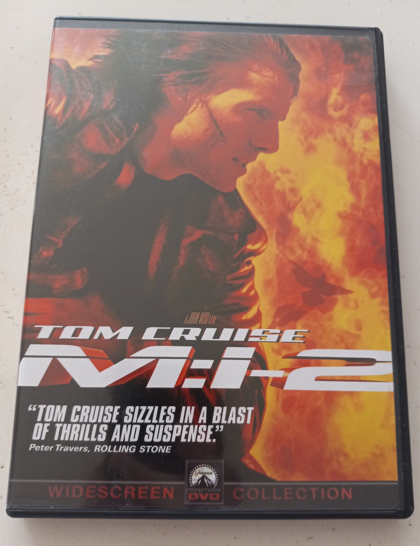 M:I-2, Mission Impossible II, DVD Movie Tom Cruise Widescreen, Rated PG-13, USED